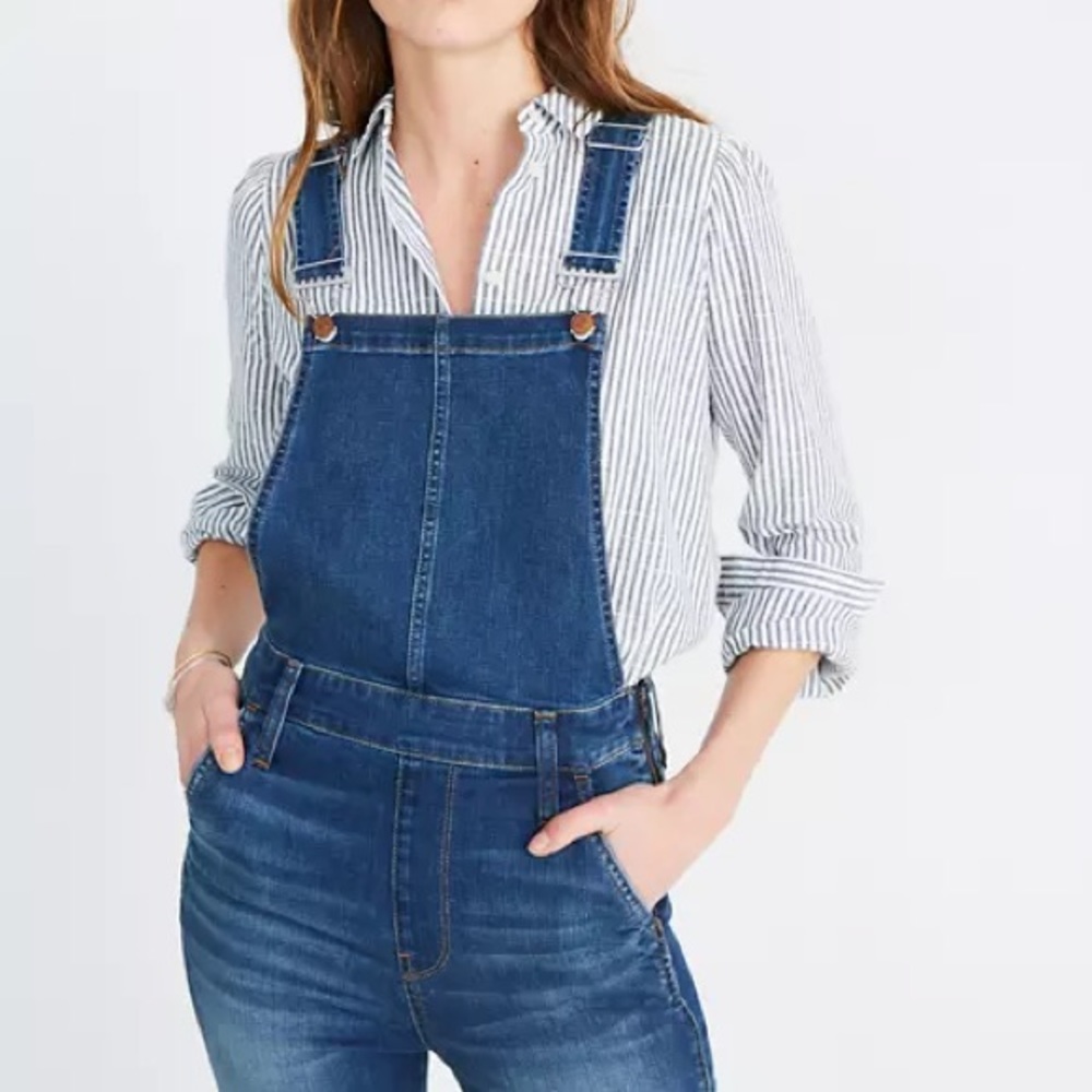 Madewell Roadtripper Overalls in Brodie Wash